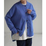 ブルー | ニット カーディガン 体型カバー | HUG.U