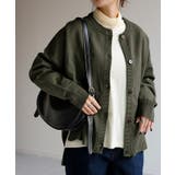 ダークカーキ | ニット カーディガン 体型カバー | HUG.U