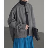 グレー | ニット カーディガン 体型カバー | HUG.U