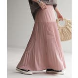 コーラルピンク | スカート プリーツ シワになりにくい | HUG.U