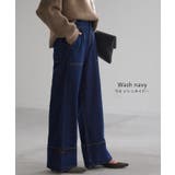 デニム ロールアップ 美脚パンツ | HUG.U | 詳細画像14