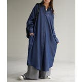 ワンピース シャツワンピース ロング | HUG.U | 詳細画像5 