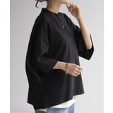 ブラック | Tシャツ オーバーサイズ 綿100 | HUG.U
