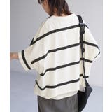Tシャツ ボーダー 体型カバー | HUG.U | 詳細画像20 