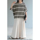 Tシャツ ボーダー 体型カバー | HUG.U | 詳細画像3 