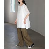 ホワイト | Tシャツ トップス レディース | HUG.U