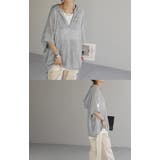 パーカー サマーニット 七分袖 | HUG.U | 詳細画像21 