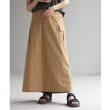 サンドベージュ | スカート ロング カーゴ | HUG.U