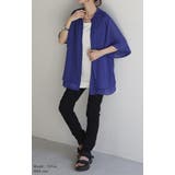 シャツ 楊柳 ノーカラー | HUG.U | 詳細画像21 