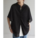 シャツ 楊柳 ノーカラー | HUG.U | 詳細画像22 