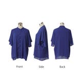 シャツ 楊柳 ノーカラー | HUG.U | 詳細画像23 