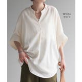 ブラウス 楊柳 キーネック | HUG.U | 詳細画像16