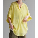 ブラウス 楊柳 キーネック | HUG.U | 詳細画像5