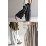 パンツ ワイドパンツ リネン | HUG.U | 詳細画像21 