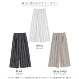 パンツ ワイドパンツ リネン | HUG.U | 詳細画像24 