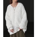 ブラック | トップス カーデ ポップコーン | HUG.U