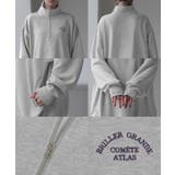 スウェット ハーフジップ ロゴ | HUG.U | 詳細画像22 