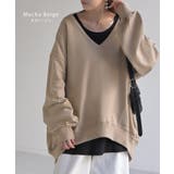 トップス 深V スウェット | HUG.U | 詳細画像19 