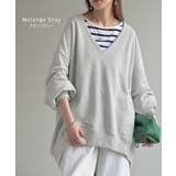 トップス 深V スウェット | HUG.U | 詳細画像21 