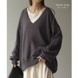トップス 深V スウェット | HUG.U | 詳細画像23 