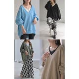 トップス 深V スウェット | HUG.U | 詳細画像26 