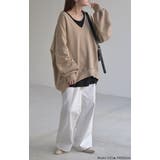 トップス 深V スウェット | HUG.U | 詳細画像5 