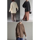 スウェット 配色 ロング | HUG.U | 詳細画像22 