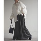 アースグレー | スカート プリーツスカート レディース | HUG.U