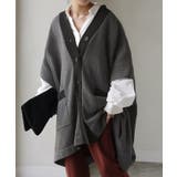 カーディガン ポンチョ ロング | HUG.U | 詳細画像5 