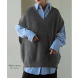 ベスト ニット 体型カバー | HUG.U | 詳細画像12 