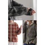 カーディガン チェック シャギー | HUG.U | 詳細画像21 