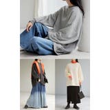 スウェット ロング 配色 | HUG.U | 詳細画像21 