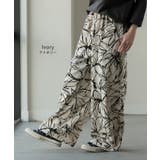 パンツ ワイド 花柄 | HUG.U | 詳細画像16