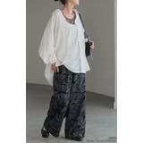 パンツ ワイド 花柄 | HUG.U | 詳細画像8