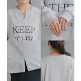 スウェット キーネック ロゴ | HUG.U | 詳細画像22