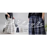 パンツ チェック ワイドパンツ | HUG.U | 詳細画像25 