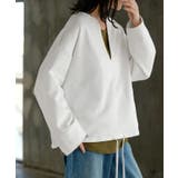 スウェット Vネック レディース | HUG.U | 詳細画像17 