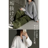 スウェット Vネック レディース | HUG.U | 詳細画像19 