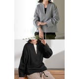 スウェット Vネック レディース | HUG.U | 詳細画像8 