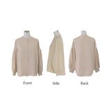 シャツ レディース ノーカラー | HUG.U | 詳細画像23 