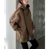 ブラウン | パーカー チュニック アシメ | HUG.U