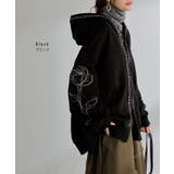 パーカー 刺繍 レディース | HUG.U | 詳細画像11 