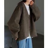 コート シャギー ドルマンスリーブ | HUG.U | 詳細画像5 