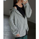 パーカー ニット 綿100 | HUG.U | 詳細画像5 