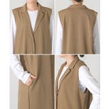 ベスト ジレ ロング | HUG.U | 詳細画像21 