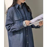 ワンピース シャツ デニム | HUG.U | 詳細画像8 