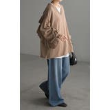 ロンT Vネック フリル | HUG.U | 詳細画像12 