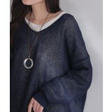 ニット シャリ感 透かし編み | HUG.U | 詳細画像8 