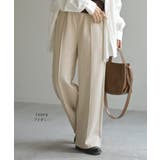 パンツ ワイド タックパンツ | HUG.U | 詳細画像13 