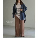 パンツ ワイド タックパンツ | HUG.U | 詳細画像14 